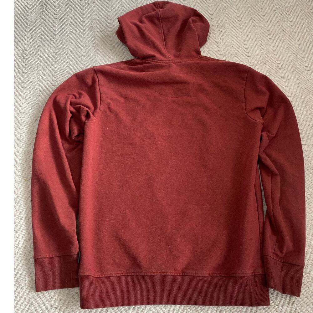 Patagonia Men Size XSMALL Hoodie Logo Ridge Uprisal Barn Red Popover - Picture 6 of 6